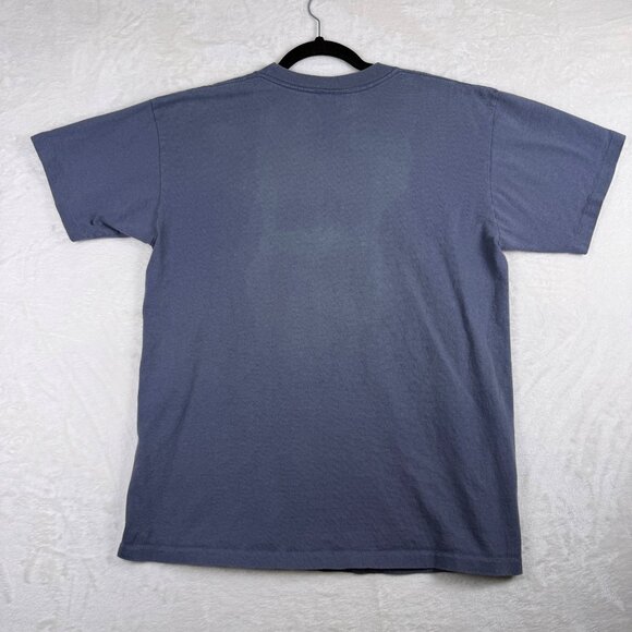 Graphic T Shirt Wolf Dreamcatcher Blue‎ Unisex Size L Spiritual Nature - Picture 5 of 7